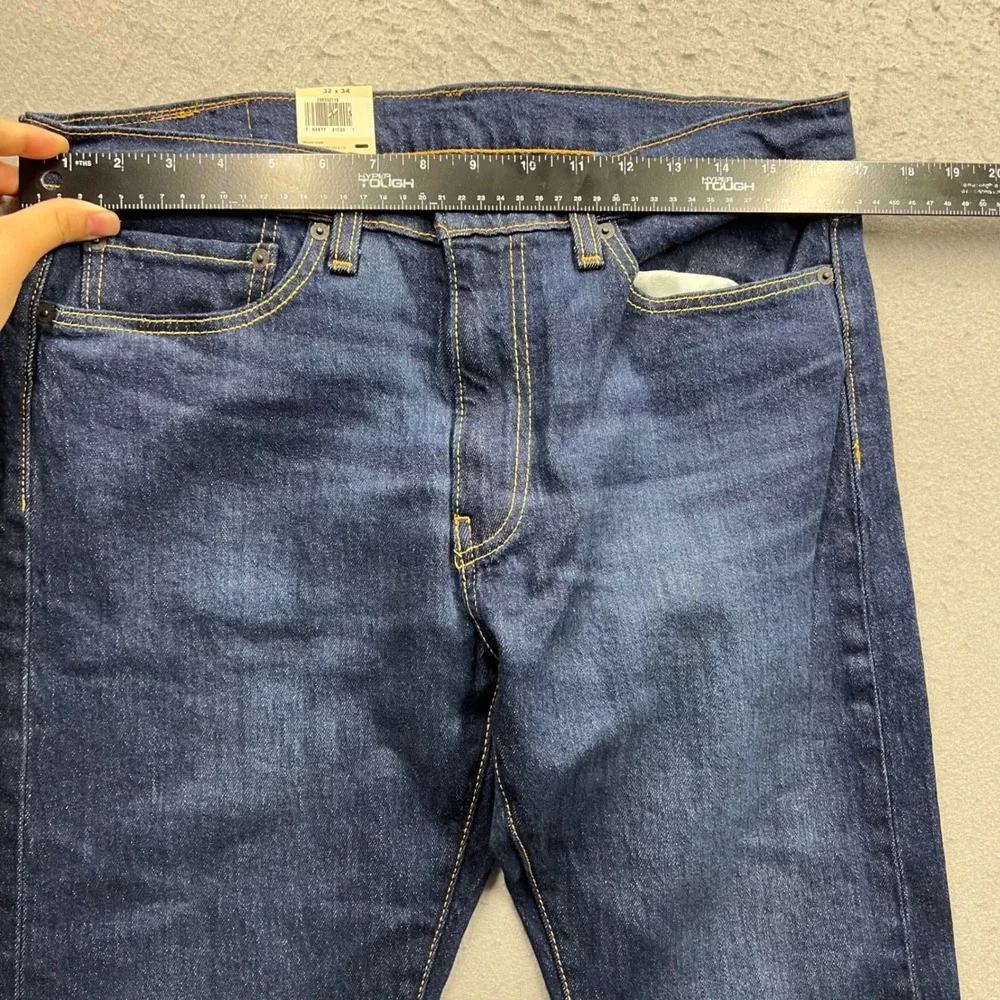Levis 512 Slim Taper Jeans Mens 32x34 Dark Wash Stretch Denim 288330118 New